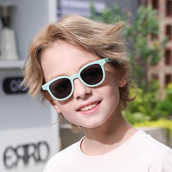 Toddler Solbriller Alder 2-4/3-5: Polariserede solbriller til børn, drenge/piger 2-pak, UV 400 solbriller til børn