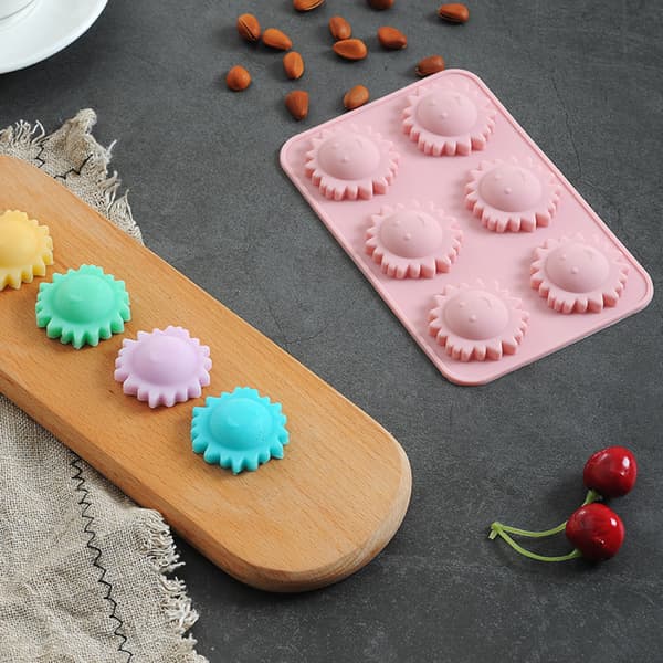 6 Silikoneforme til Kager Lavet af Little Sun DIY til Chokolade