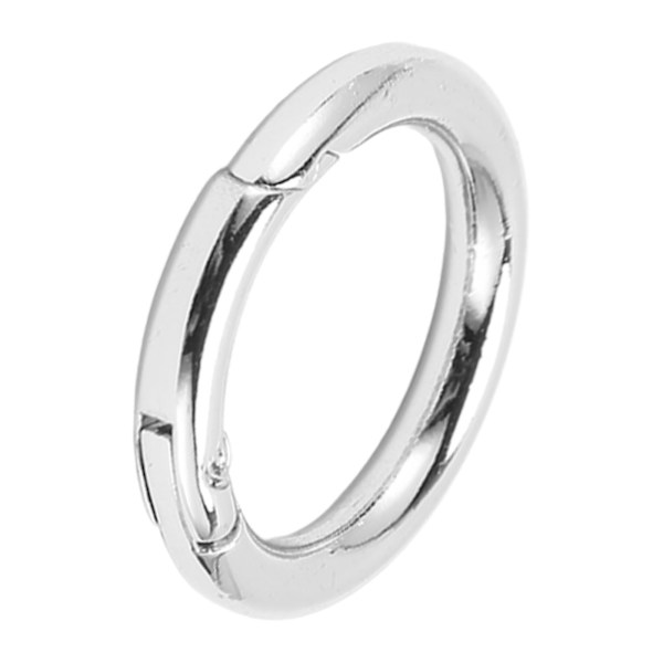 20 stk. fjederlåsringe - Moderne, elegante og innovative DIY kobberfjederlåsringe til halskæder, armbånd, ankelkæder og øreringe - Sølv