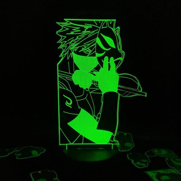 Naruto Kakashi Uchiha Sasuke 3D Illusion Nattlampa