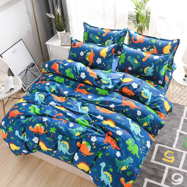 Sängkläder för barn Tecknad färg Lätt Dinosau