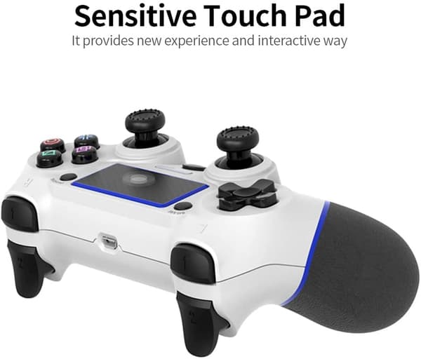 Trådløs BT Gaming Gamepad med Touchpad Vibrerende 6-akset Ha E
