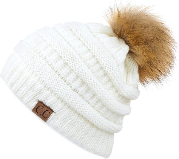 Eksklusive Unisex Solid Ribbestrikket Lue med Dusk