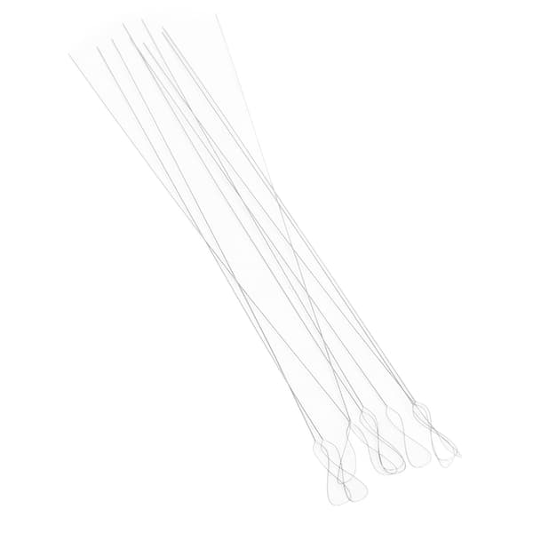 10 stk. Vridde Perlenåler Sammenleggbart Øye Fleksibel Rustfritt Stål Tråd Nåler for DIY Armbånd Halskjede