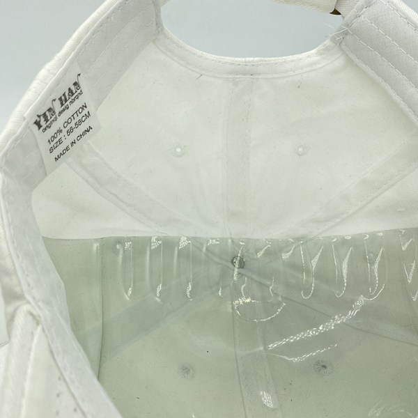 Hat Dame Simpel CA Bogstav Broderi Sommer Og Efterår Sh White