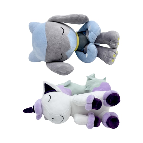 2024 Ny sovande Riolu Ponyta plysch plyschleksak docka, mjuk plyschdjurdocka för barn, bra födelsedag jul halloween val för pojkar flickor Blue