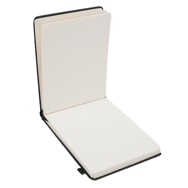 Akvareljournal 24 ark 300gsm tykt papir PU læderomslag bærbar lommeskitsebog til rejser udendørs SA‑DQ22005