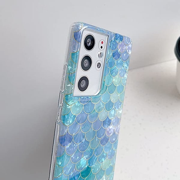 Kompatibel med Samsung Galaxy S21 Ultra 5G 6,8 tum fodral