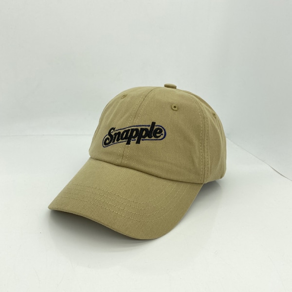 Hatt Vintage Broderad Bokstäver Justerbar Baseballkeps Fo Khaki