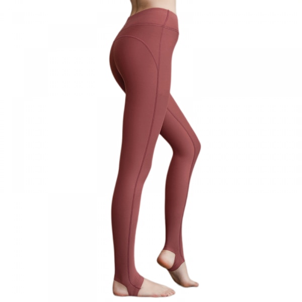 Smøragblødt varmt fløjlsstræk sømløs yogabukser (XL)