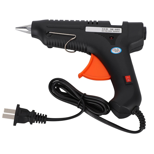 100W Hot Melt Glue Gun Stick Electric High Temperature Heating DIY Hand Tool  100‑240V