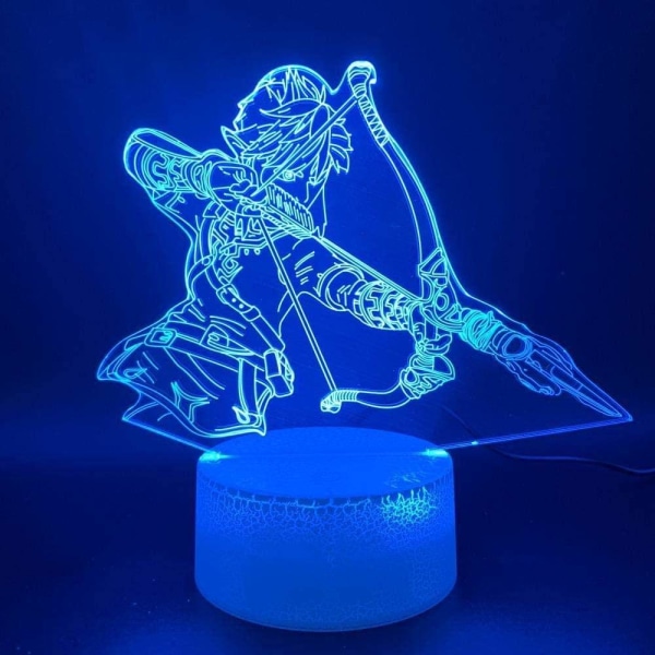 3D Night Light Led Night Light Spel The Legend of Zelda Link