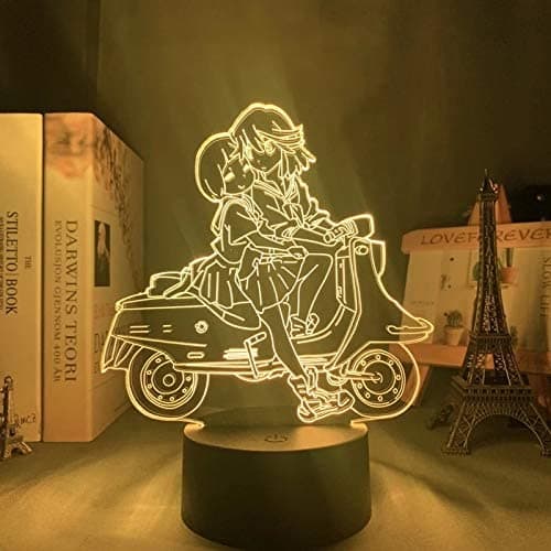Anime Kill La Kill Ryuko Matoi lampe Cool 3D Illusion Nat L