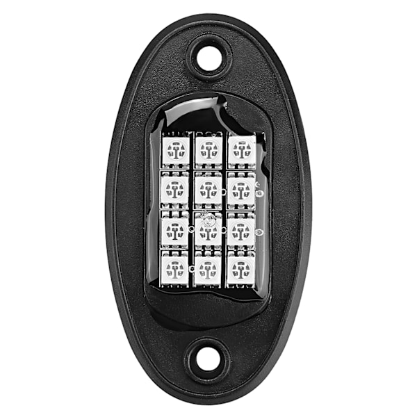 4 stk RGB LED Blinkende Flere Farger Steinlys Underkropp Glødende Lys Bluetooth Trådløs