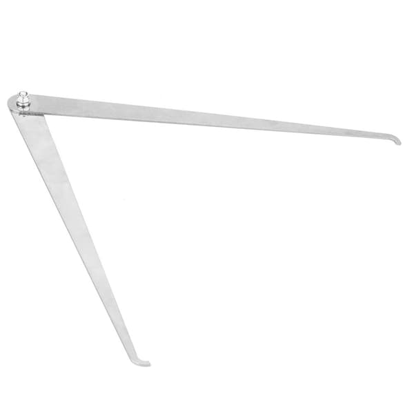 Rustfritt stål rett skyvelære Keramikk leireskulptur Keramisk måleverktøy (20 cm)