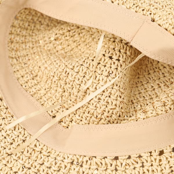 Floppy Solhatt med Strå Brettbar Sammenleggbar Bredbrem Sommer Strand