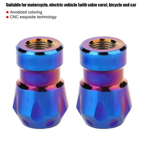 1 Par Universal Dekkventilhette for Bil, Motorsykkel, Lastebil