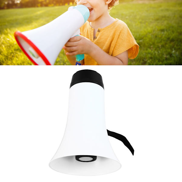 Håndholdt megafon, høy lyd, oppladbar, støtte for opptak, bærbar bullhorn for kringkasting, bod