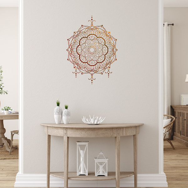 Mandala seinätarra Datura Buddha irrotettava taide Koti sisustus Koti sisustus