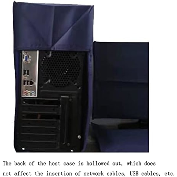 3 kappaletta tietokoneen pölysuoja Monitor + Näppäimistö + Tietokoneen isäntä Pc Pölytiivis Tietokoneen suojukset Kotelo Tietokoneen pölysuoja Työpöydän Pc CPU-torni Protec
