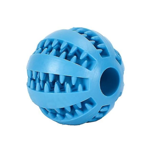 7 cm Djurmatsautomat Blå Tough-treat Ball Dog Interactive