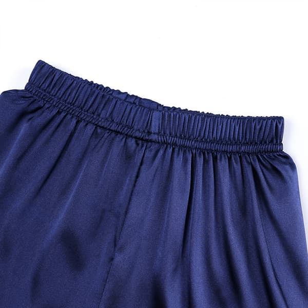 Korte satin pyjamaser til små drenge og piger, sæt, L(XTZ8380B)