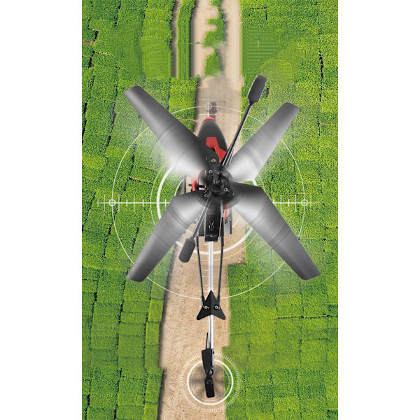 Fjärrkontrollhelikopter,  En knapp start/landning, 3,5 Ch