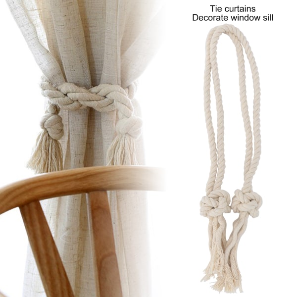 10 stk håndvevde bomullsgardin holdback tau gardin tau tieback gardin dekorative holdbacks type 1