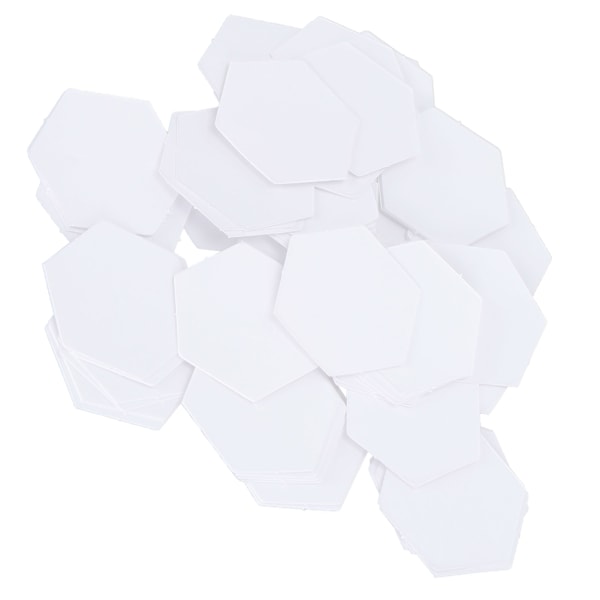 100 st PatchWork-mall Hex-pappersmodellbräda Quilting Syhantverk DIY Sömnadsverktyg (22 mm Hex)