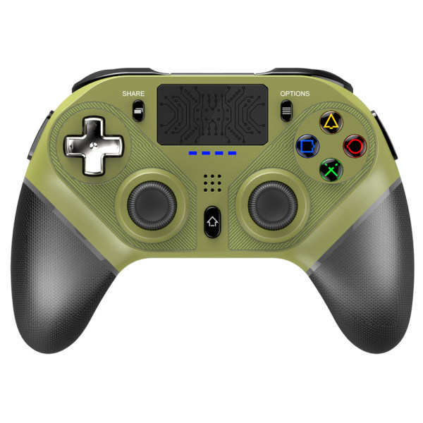 Trådlös handkontroll för PS4, PlayStation 4 Gamepad Joystick Green