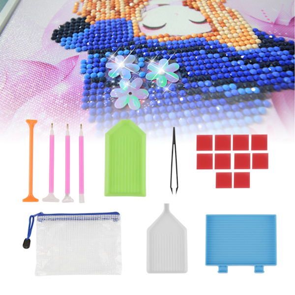 Broderipenn DIY Diamantmaleri Korssting Verktøy Tilbehør Kit (#2)