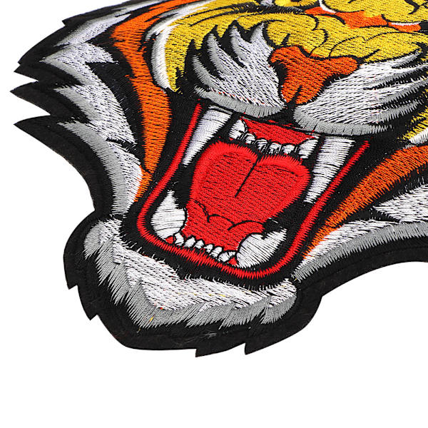Tigerhode brodert lapp klut klistremerke applikasjon klær tilbehør (vist som bilde)