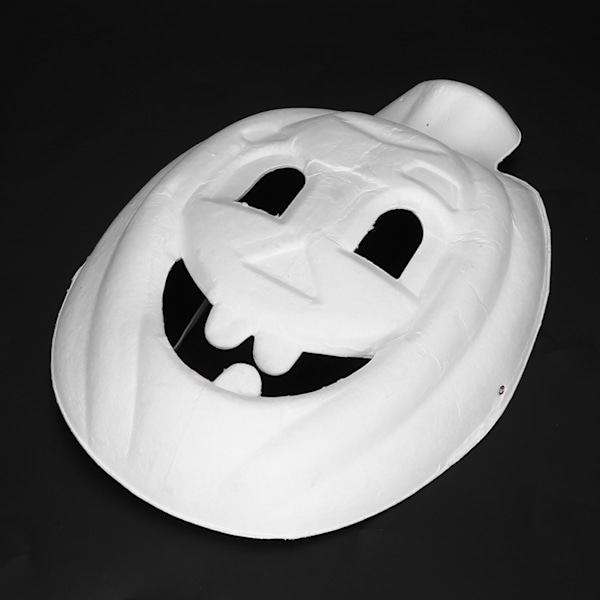 5 stk. Hvid Maske Voksen Blank DIY Tegnemaske Halloween Kostumefest Tilbehør (Græskar)