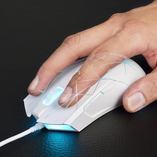 Aj52 Watcher Rgb Gaming Mus, Programmerbar 7 Knapper, Ergon