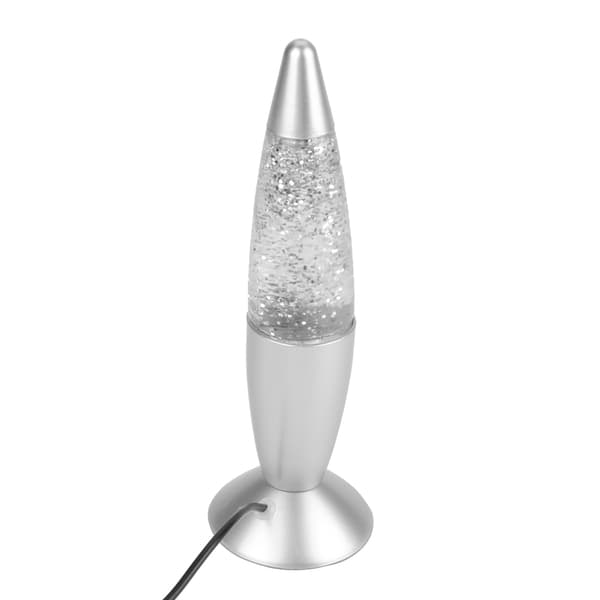 Lava Lampe LED Glitter Fest Lys Natlampe Multi Farve Skiftende
