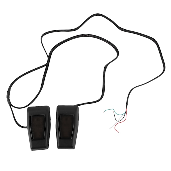 Baklucka Bakruta Gångjärnsbeklädnad med LED-lampa IP68 Vattentät Passar för Jeep Wrangler JK 2007-2017