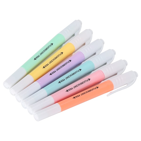 Dobbelthodet highlighter for barn, maling, tegning, highlighter, markørpennsett