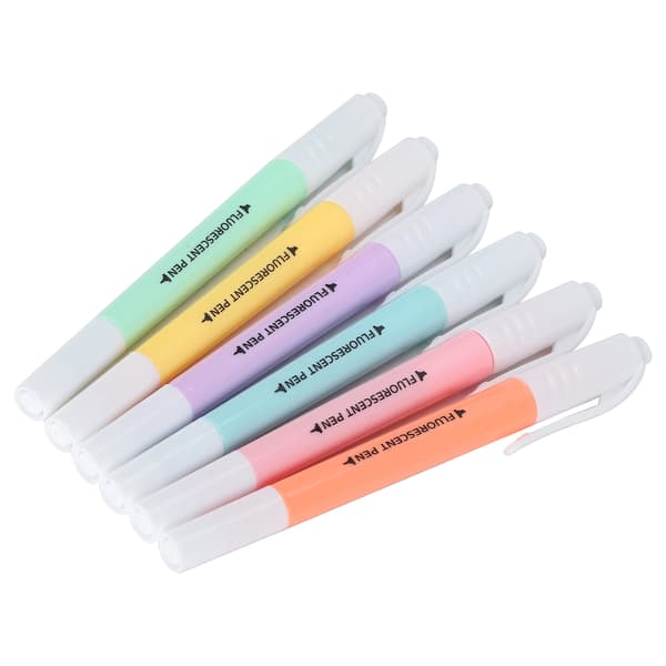 Dubbelsidig highlighter för barn, målarpennor, markeringspennor