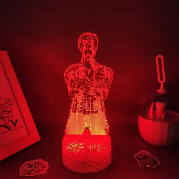 3D LED lampe 3D Illusion lampe Roronoa Zoro figur One Piece A