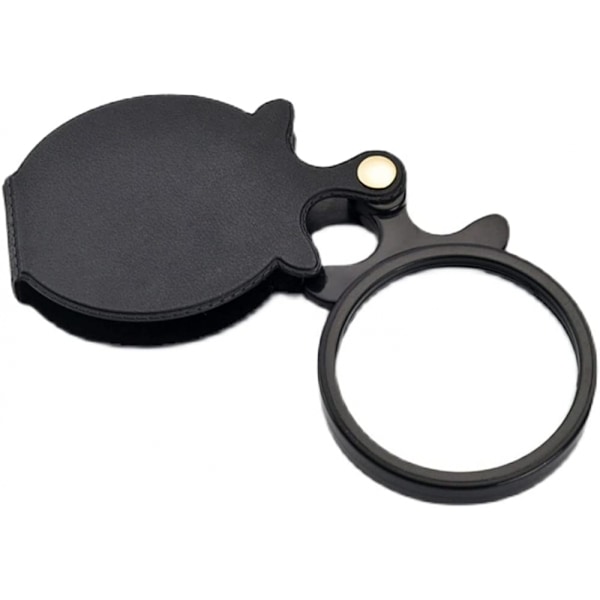Mini Förstoringsglas 2st 10X Liten Fick Fällbar Förstorare