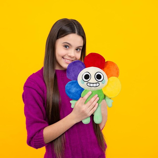 Dandy's World Plysj, 9,8\" Søt Solsikke Plysj Pute Hjemmedekor Bursdag Valentinsgave til Fans og Barn