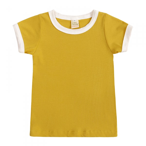 Toddler Solid Cotton Short Summer Pajamas Set,L(Gul)
