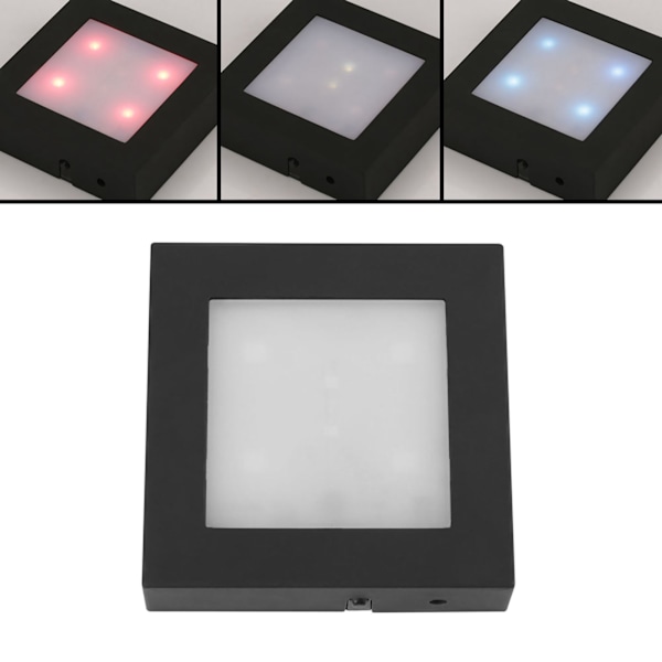 Färgglad LED-ljuskristalldisplaystativbas type 3