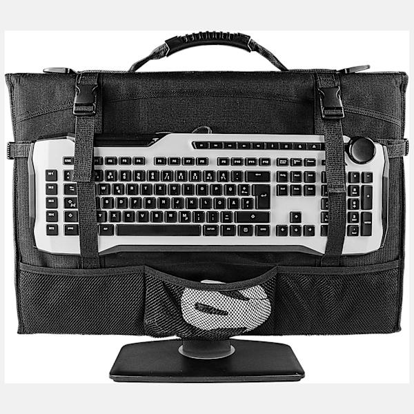 Reiseveske for 24\" iMac Desktop-datamaskin, beskyttende oppbevaringsveske for skjermer Støvdeksel med håndtak for 24 tommers iMac-skjerm og tilbehør