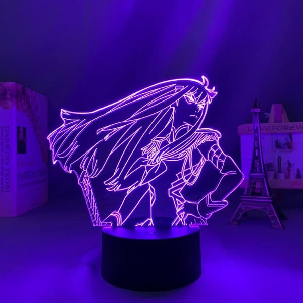 Stor Størrelse Kill La Kill Ryuko Matoi Anime LED-Lys for Sengekant