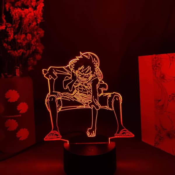 Nattlysleke 3D-lampe Optisk illusjon 3D-illusjon Natt L