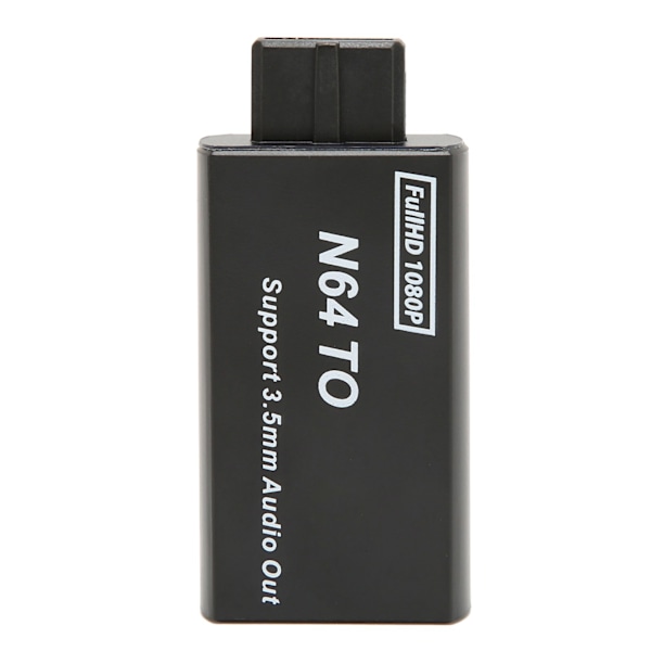 N64 til HD Multimedia Interface-omformer 1080p Støtte PAL NTSC Videospill Adapter med 3,5 mm Grensesnitt