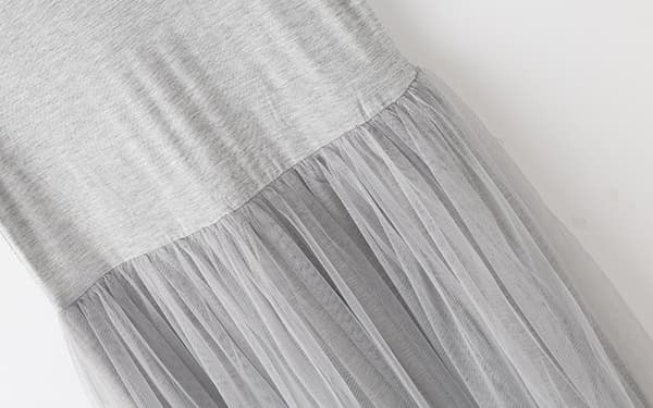 Kjole Flapper Kjole Sommer Print Ermeløs Lang Kjole (Grå)