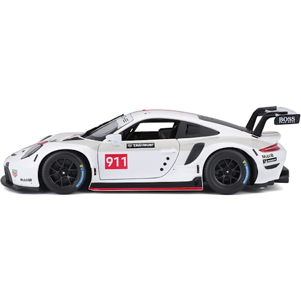 B18-28013 Porsche 911 RSR GT 1:24 Skala Die-Cast Samlebil, Assorterte Design og Farger