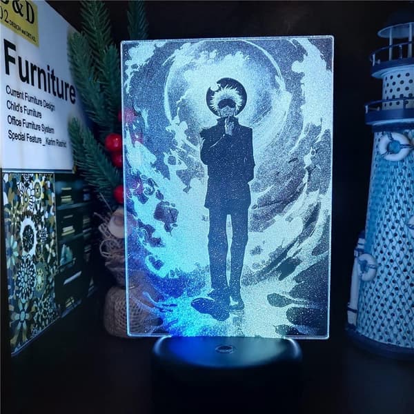 Jujutsu Kaisen Gojo 3D Illusion Natlampe Smart Touch